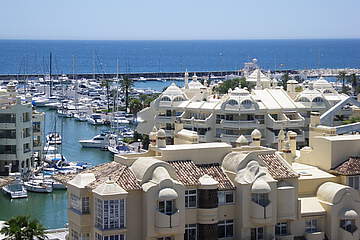 Hotel Palmasol - výhled na Puerto Marina