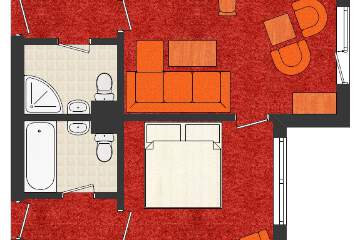 Lázeňské hotely Miramare - apartmá Superior