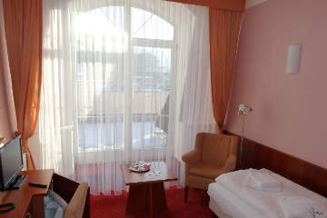 Lázeňské hotely Miramare - jednolůžkový pokoj Superior v Miramare II