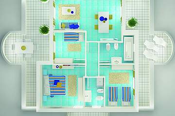 Rezidence Abruzzo Resort - plánek Q7S