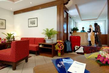 Rezidence Contrin - recepce s halou