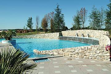 Rezidence Eden - klidová zóna u bazénu