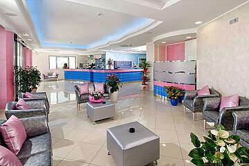 Rezidence Galileo - vstupní hala s recepcí