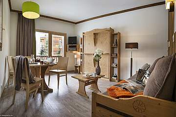 Rezidence Les Chalets de Solaise  - obývací pokoj