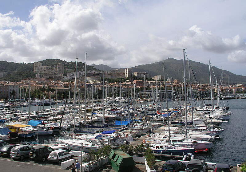 Ajaccio - přístav v Ajaccio
