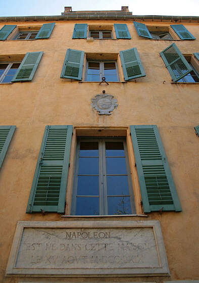 Ajaccio - rodný dům Napoleona Bonaparte