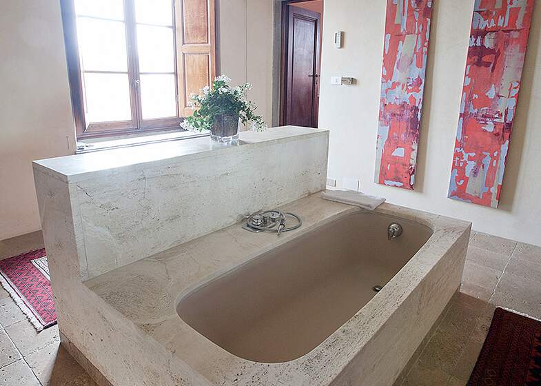 Castello di Gabbiano hotel - koupelna suite