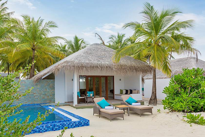Cocoon Maldives Resort - Plážový suite s bazénem