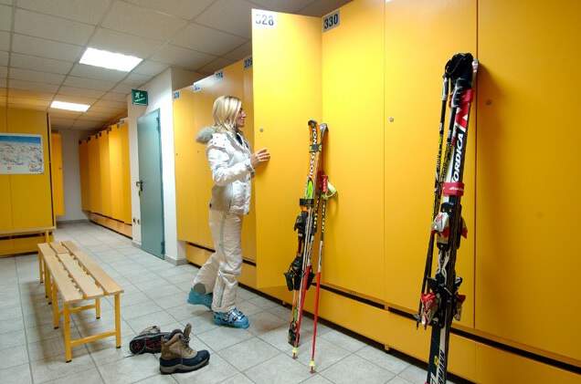 Hotel Garni Aritz - skříňky na lyže