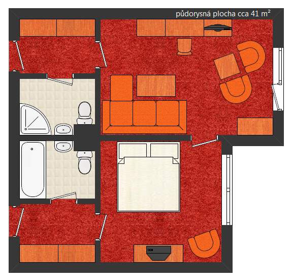 Lázeňské hotely Miramare - apartmá Superior