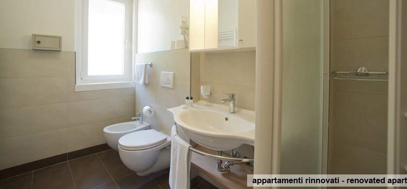Rezidence Lagorai - apartmán po rekonstrukci - koupelna