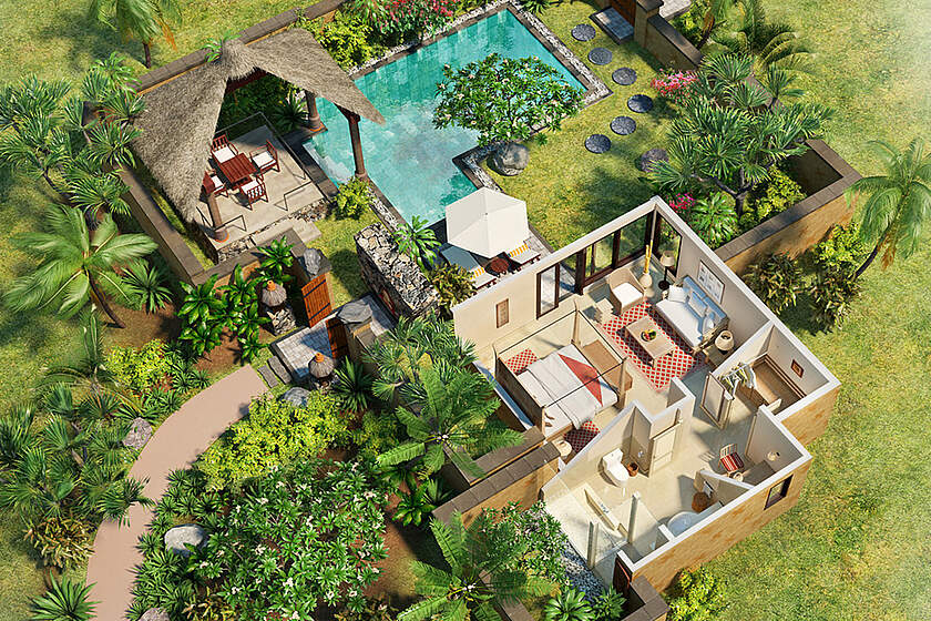 The Oberoi Hotel - Luxury Villa Privátní bazén