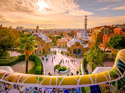 Gaudího architektura v Barceloně