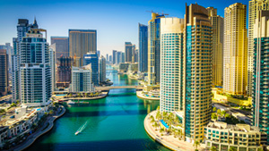 Moderní architektura v Dubaji