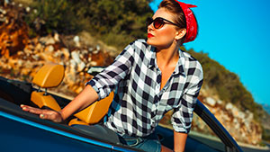 Autem po Azurovém pobřeží ve Francii